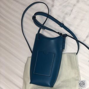 Loewe extra small bucket crossbody- Gate leather
